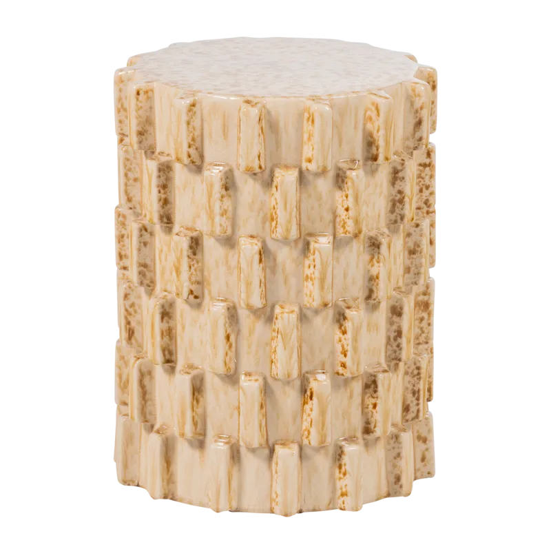 Dekorativt Sidobord Axu 35 cm Utomhus, Sand