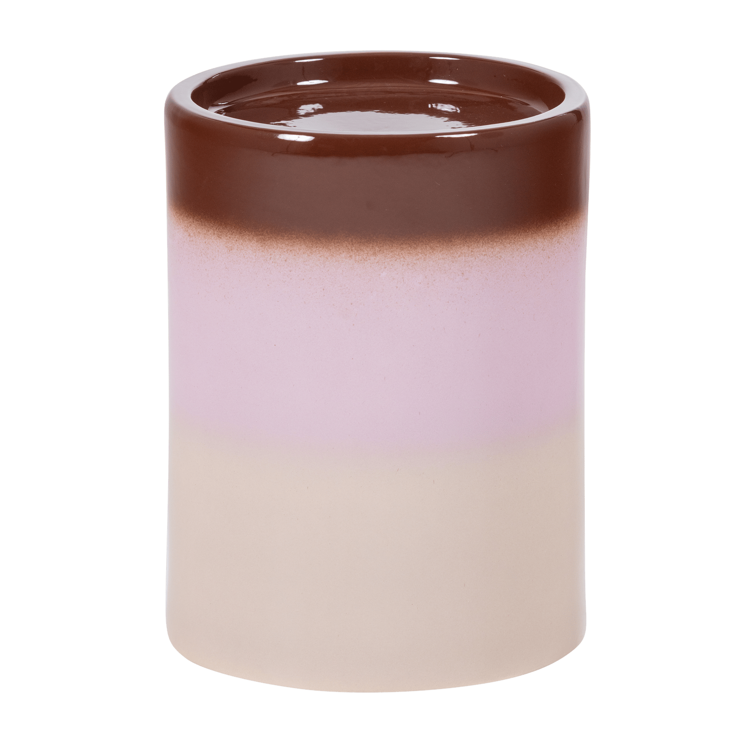 dekorativt sidobord ollo - rosa/brun färggradient