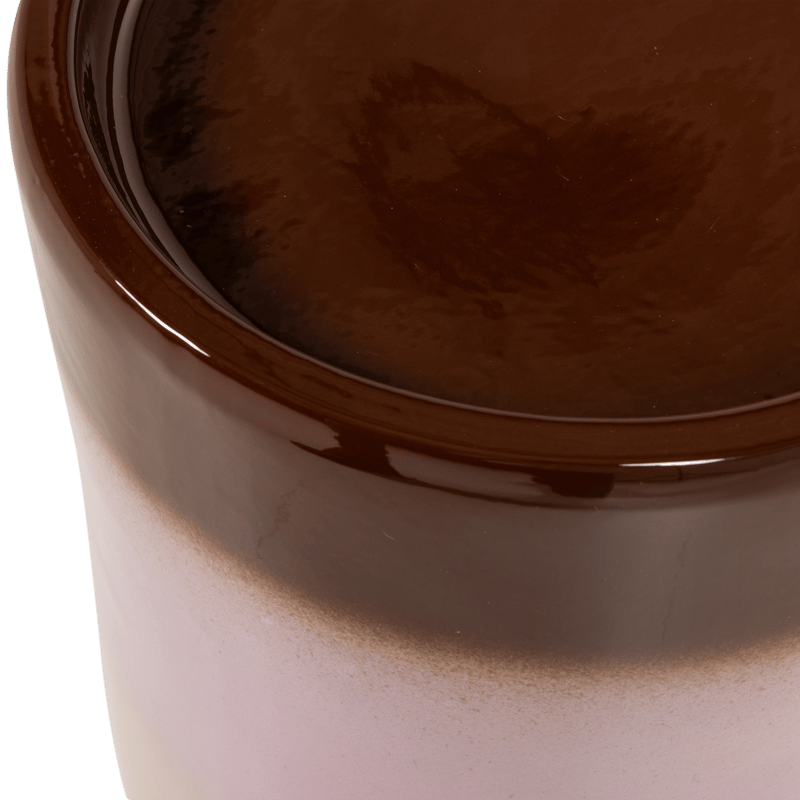 Dekorativt Sidobord Ollo - Rosa/Brun Färggradient - Möbler - Vardagsrum - Soffbord & vardagsrumsbord - Brickbord