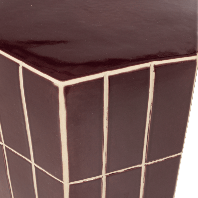 Dekorativt Sidobord Plu 30 cm Utomhus - Lila - Möbler - Vardagsrum - Soffbord & vardagsrumsbord - Brickbord