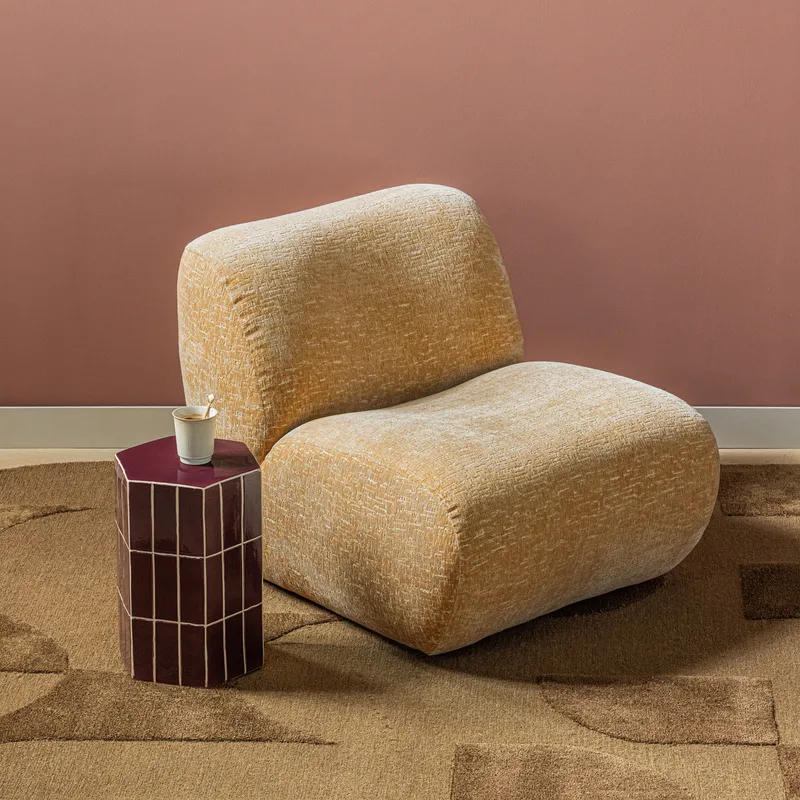 Dekorativt Sidobord Plu 30 cm Utomhus - Lila - Möbler - Vardagsrum - Soffbord & vardagsrumsbord - Brickbord