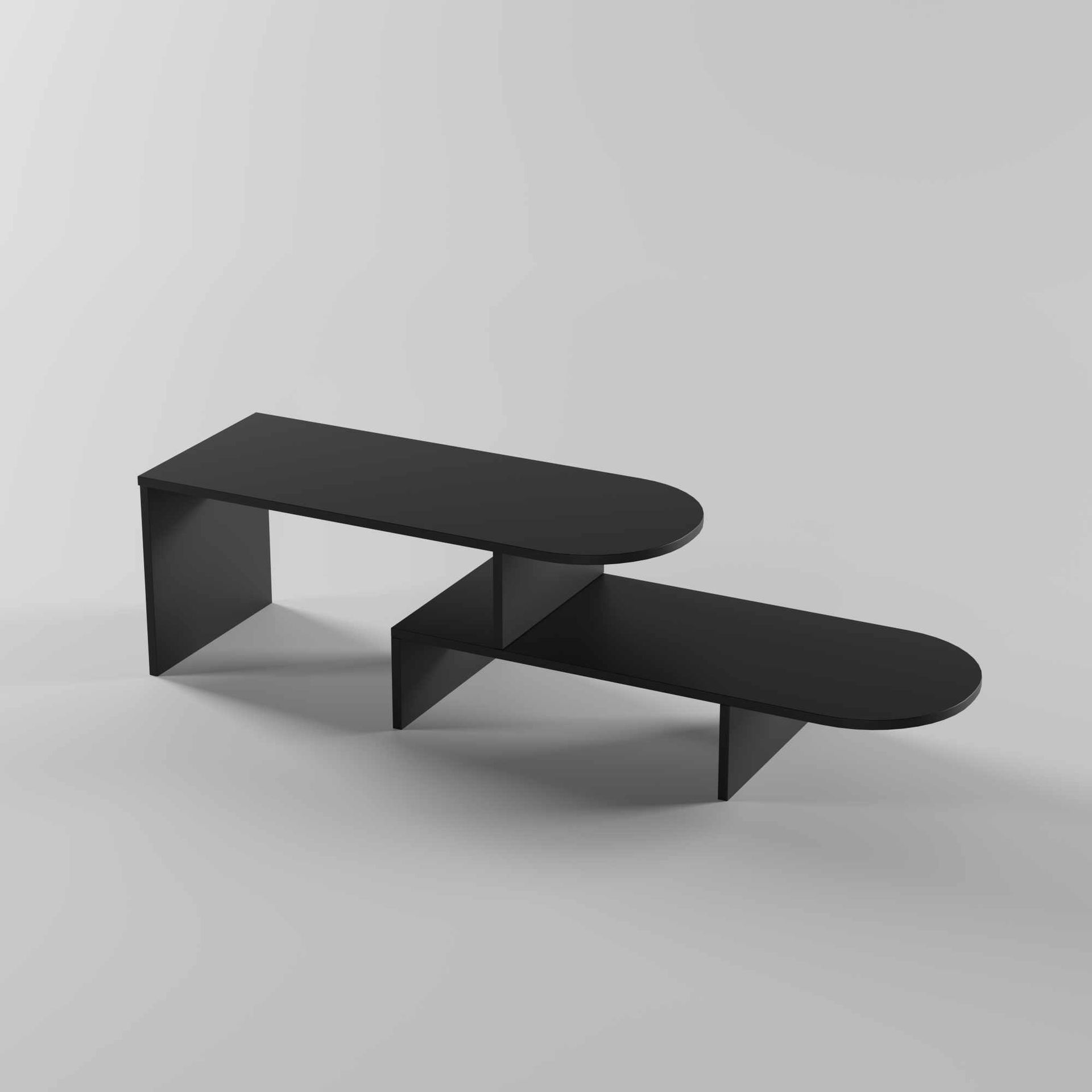 Deliones Soffbord 100 cm - Svart