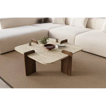 Denros Soffbord 90 cm - Brun/Mörkbrun - Möbler - Vardagsrum - Soffbord & vardagsrumsbord - Soffbord