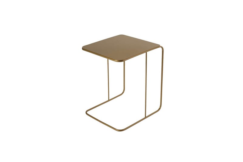 Dera Sidobord 47 cm - Guld - Möbler - Vardagsrum - Soffbord & vardagsrumsbord - Brickbord