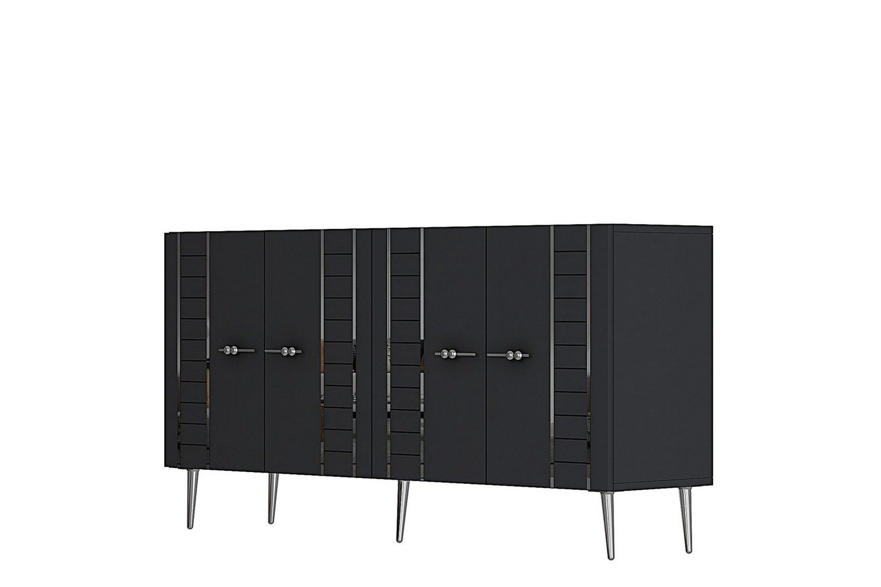 deylin konsollbord 150 cm - antracit/silver