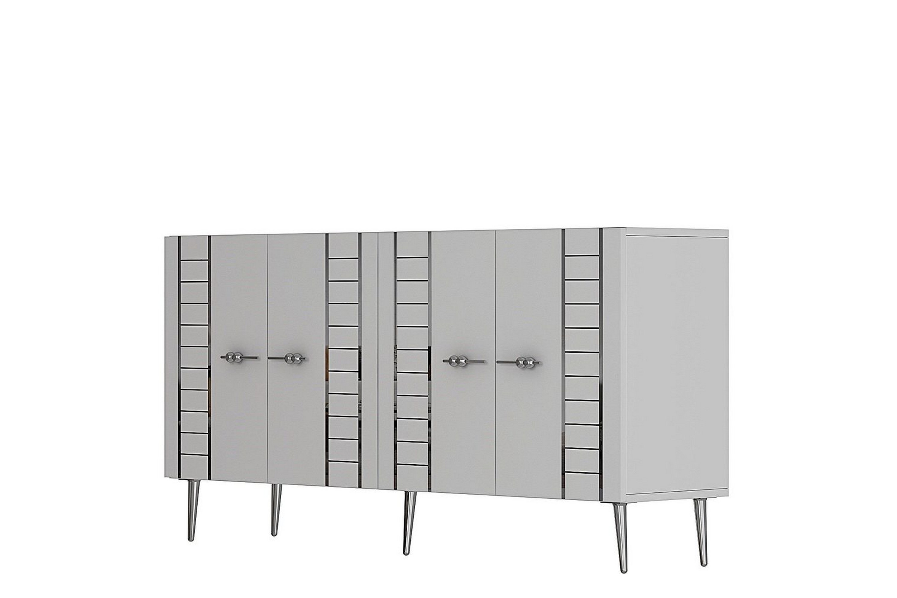 deylin konsollbord 150 cm - vit/silver