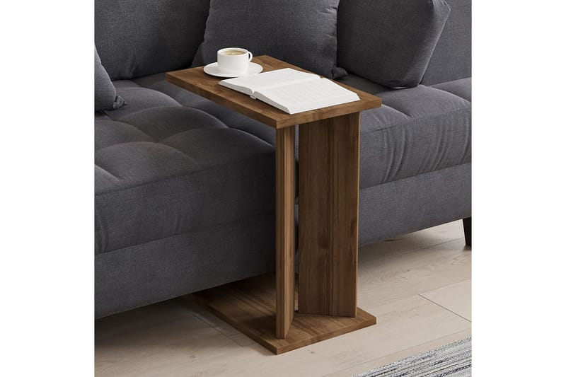 Deyra Sidobord 25 cm - Valnöt - Möbler - Vardagsrum - Soffbord & vardagsrumsbord - Brickbord