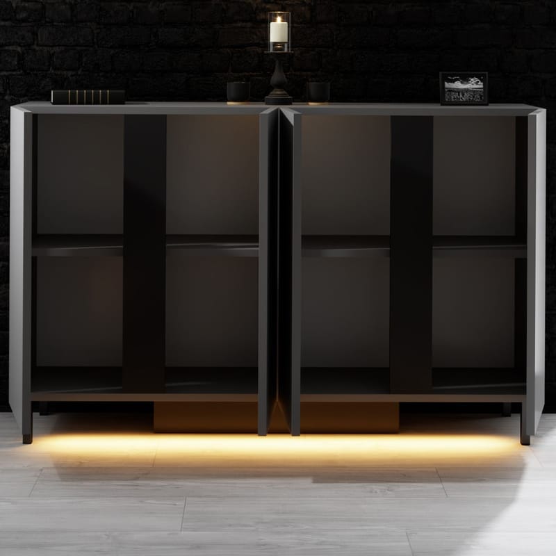 Djarhint Konsolbord 127 cm - Antracit - Möbler - Vardagsrum - Soffbord & vardagsrumsbord - Avlastningsbord & konsolbord