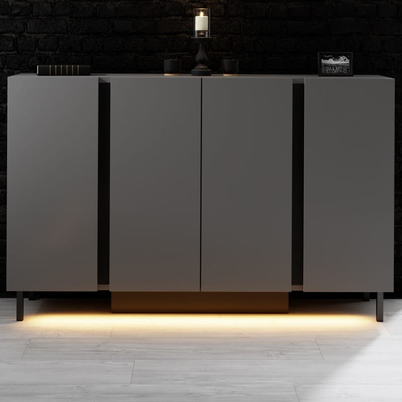 Djarhint Konsolbord 127 cm - Antracit - Möbler - Vardagsrum - Soffbord & vardagsrumsbord - Avlastningsbord & konsolbord