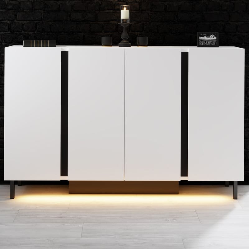 Djarhint Konsolbord 127 cm - Vit - Möbler - Vardagsrum - Soffbord & vardagsrumsbord - Avlastningsbord & konsolbord