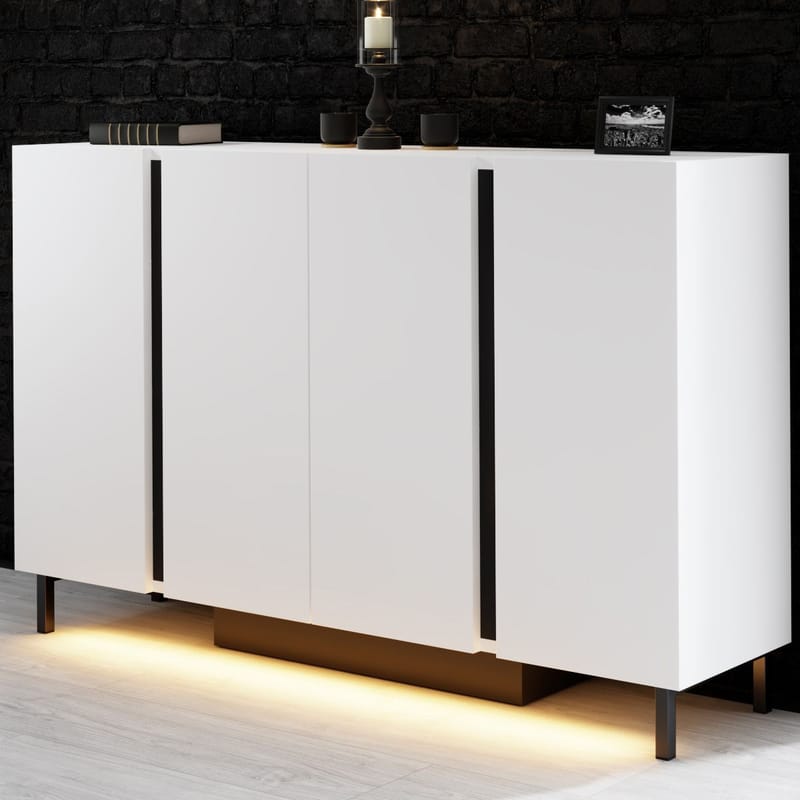 Djarhint Konsolbord 127 cm - Vit - Möbler - Vardagsrum - Soffbord & vardagsrumsbord - Avlastningsbord & konsolbord