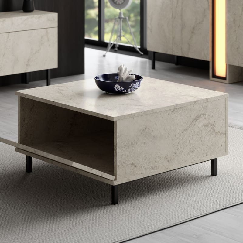 Djarhint Soffbord 75 cm - Travertin - Möbler - Vardagsrum - Soffbord & vardagsrumsbord - Soffbord