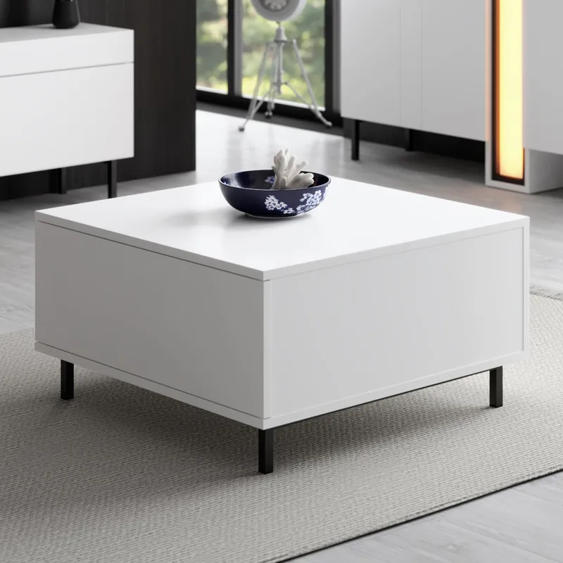 Djarhint Soffbord 75 cm - Vit - Möbler - Vardagsrum - Soffbord & vardagsrumsbord - Soffbord