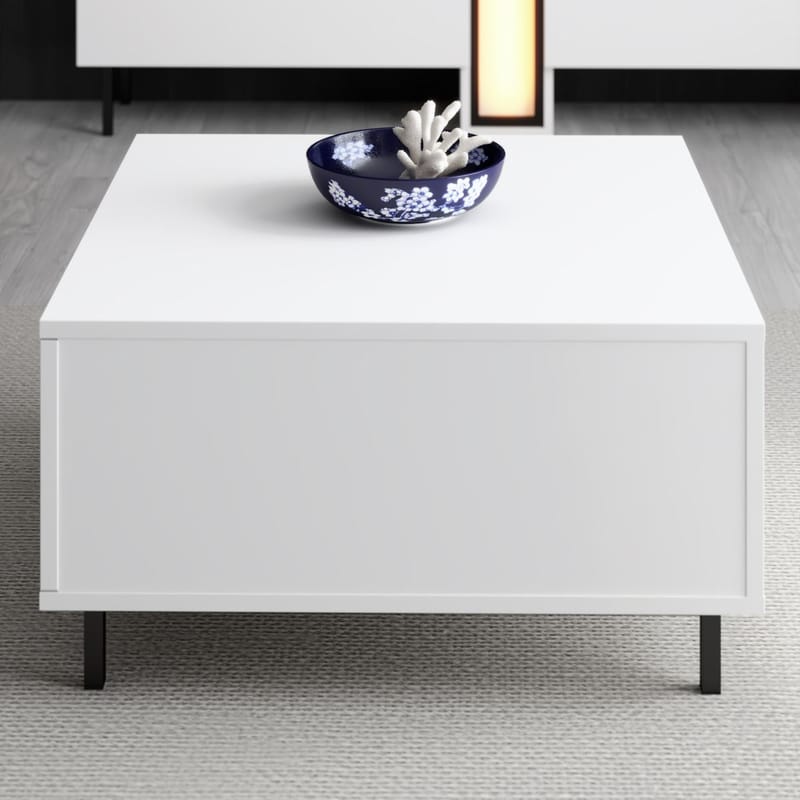 Djarhint Soffbord 75 cm - Vit - Möbler - Vardagsrum - Soffbord & vardagsrumsbord - Soffbord