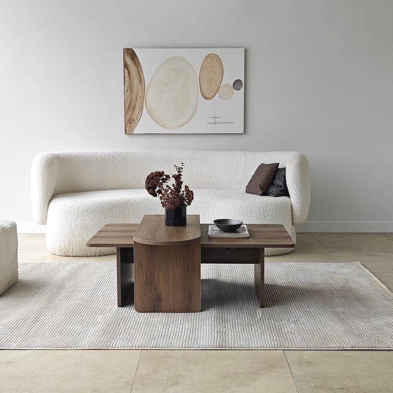 Djarhint Soffbordsset 82 cm - Brons och valnöt - Möbler - Vardagsrum - Soffbord & vardagsrumsbord - Soffbord