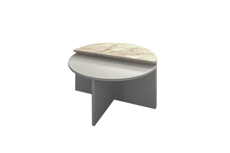 Dolcer Soffbord 70 cm - Natur/Grå - Möbler - Vardagsrum - Soffbord & vardagsrumsbord - Soffbord