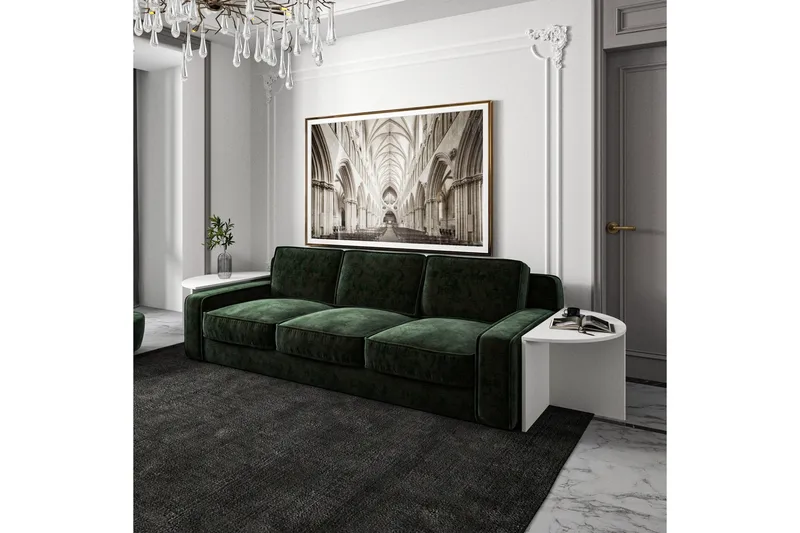 Dolcer Soffbord 70 cm - Vit - Möbler - Vardagsrum - Soffbord & vardagsrumsbord - Satsbord