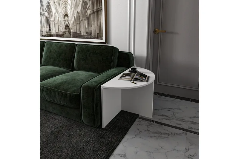 Dolcer Soffbord 70 cm - Vit - Möbler - Vardagsrum - Soffbord & vardagsrumsbord - Satsbord