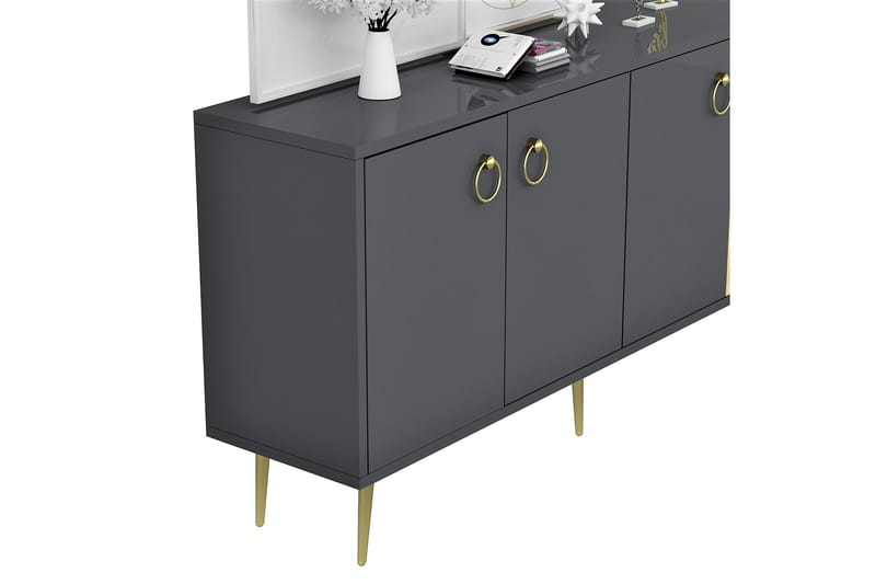 DROP Konsollbord 140x75 cm Antracit - Möbler - Vardagsrum - Soffbord & vardagsrumsbord - Avlastningsbord & konsolbord