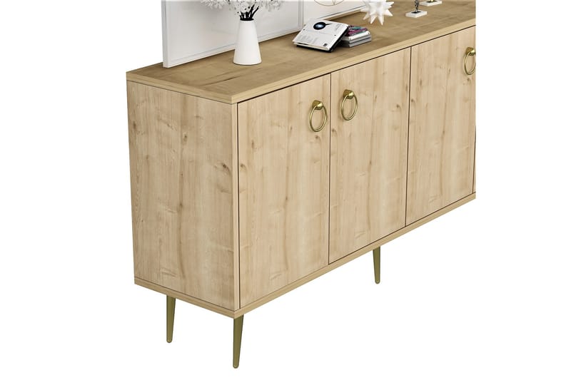 DROP Konsollbord 140x75 cm Brun - Möbler - Vardagsrum - Soffbord & vardagsrumsbord - Avlastningsbord & konsolbord