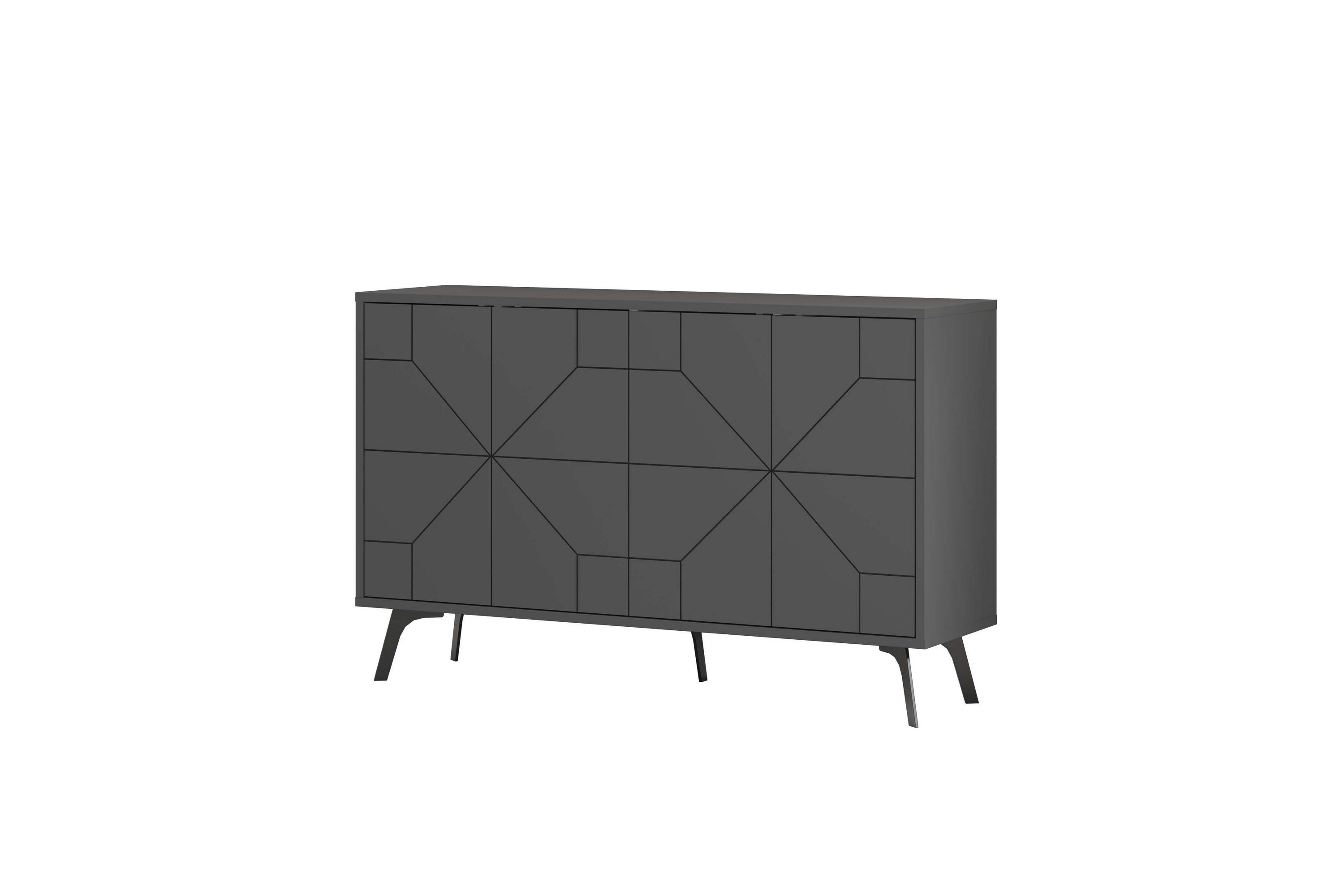 dune  konsollbord 123 cm antracit -