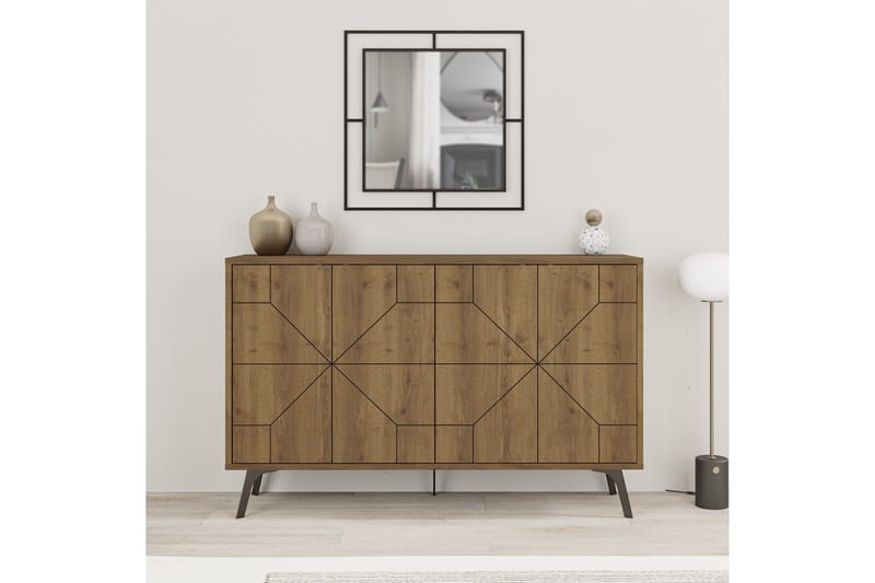 Dune Konsollbord 123x77,4 cm Brun/Vit - Hanah Home - Möbler - Vardagsrum - Soffbord & vardagsrumsbord - Avlastningsbord & konsolbord