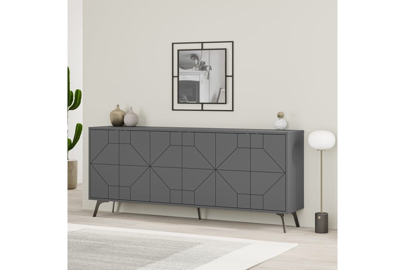 DUNE Konsollbord 183,8x77,4 cm Antracit - Möbler - Vardagsrum - Soffbord & vardagsrumsbord - Avlastningsbord & konsolbord