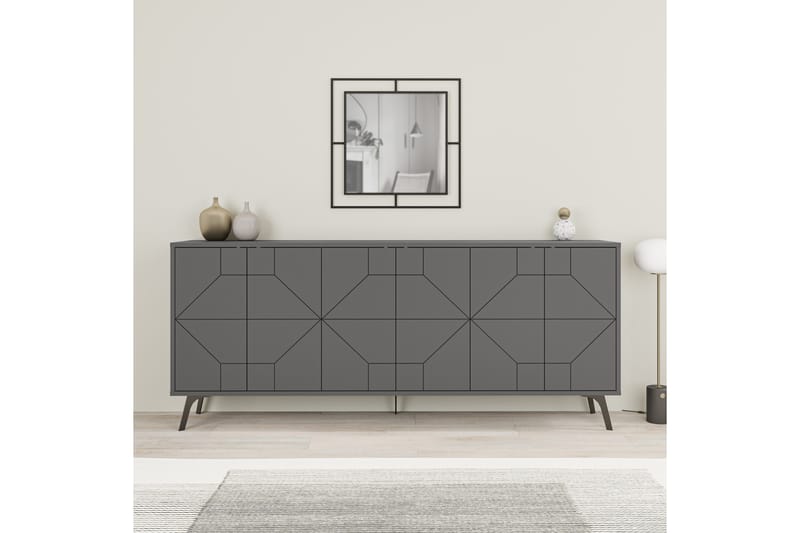 DUNE Konsollbord 183,8x77,4 cm Antracit - Möbler - Vardagsrum - Soffbord & vardagsrumsbord - Avlastningsbord & konsolbord