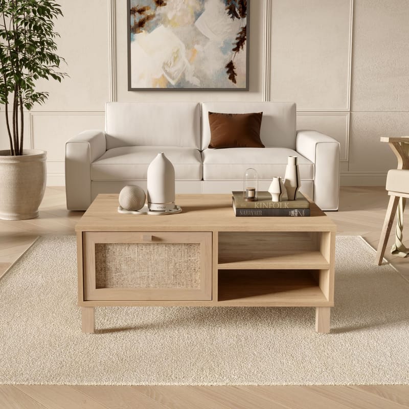 Dune Soffbord 90x38,6x60 cm - Ek - Möbler - Vardagsrum - Soffbord & vardagsrumsbord - Soffbord