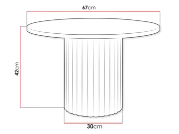 Durvan Soffbord 67 cm - Möbler - Vardagsrum - Soffbord & vardagsrumsbord - Soffbord