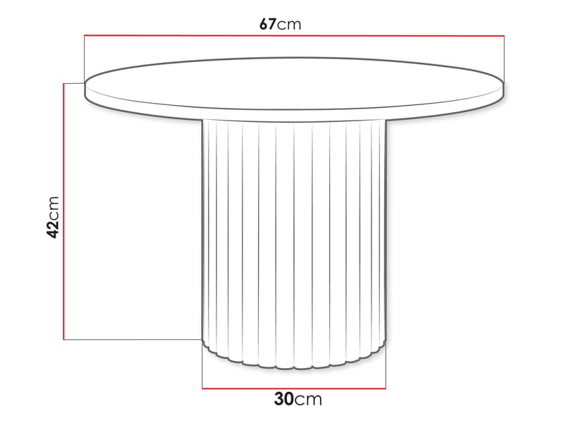 Durvan Soffbord 67 cm - Möbler - Vardagsrum - Soffbord & vardagsrumsbord - Soffbord