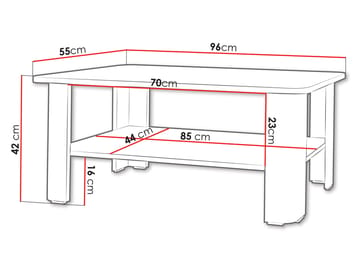 Durvan Soffbord 96 cm - Möbler - Vardagsrum - Soffbord & vardagsrumsbord - Soffbord