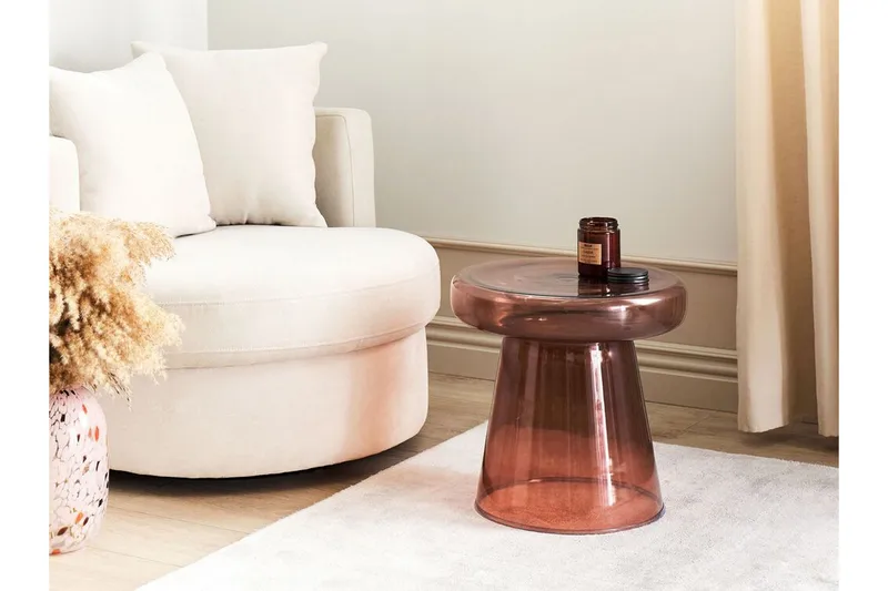 Dyanne Sidobord 39 cm - Röd - Möbler - Vardagsrum - Soffbord & vardagsrumsbord - Brickbord