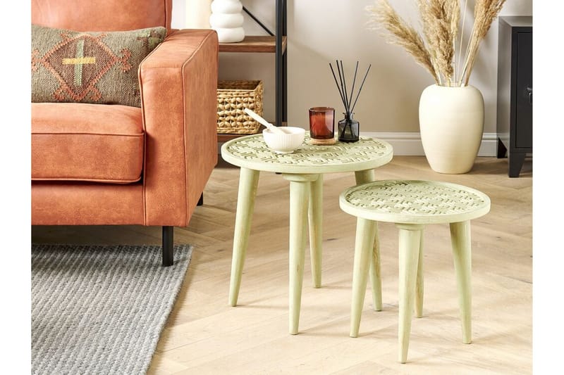 Dyton Satsbord 45 cm - Grön - Möbler - Vardagsrum - Soffbord & vardagsrumsbord - Satsbord