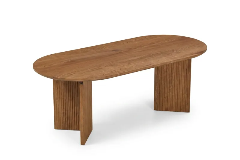 Edda Soffbord Oval 120 cm, Ek