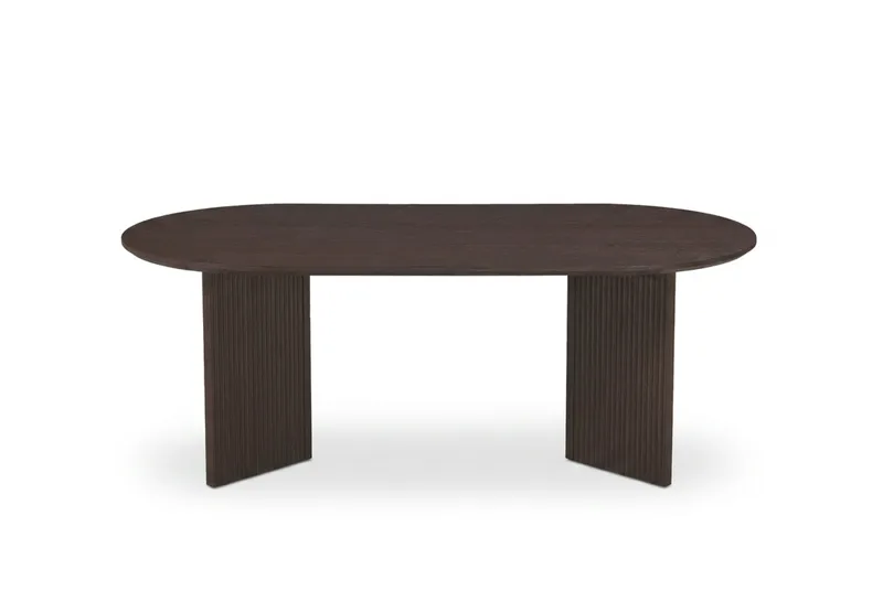 Edda Soffbord Oval 120 cm - Rökt ek - Möbler - Vardagsrum - Soffbord & vardagsrumsbord - Soffbord