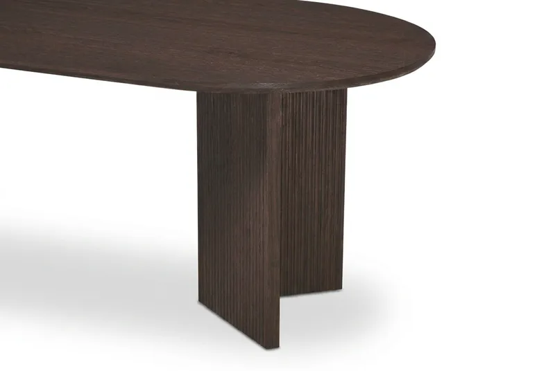 Edda Soffbord Oval 120 cm - Rökt ek - Möbler - Vardagsrum - Soffbord & vardagsrumsbord - Soffbord
