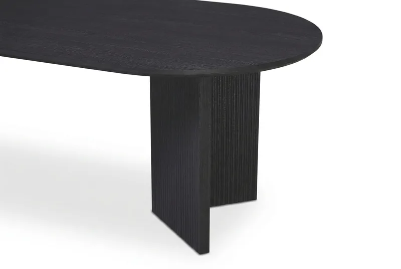 Edda Soffbord Oval 120 cm - Svart - Möbler - Vardagsrum - Soffbord & vardagsrumsbord - Soffbord