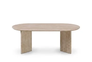 Edda Soffbord Oval 120 cm - Travertin - Möbler - Vardagsrum - Soffbord & vardagsrumsbord - Soffbord