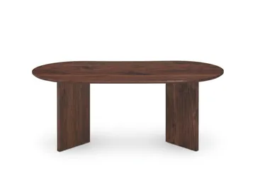 Edda Soffbord Oval 120 cm - Valnöt - Möbler - Vardagsrum - Soffbord & vardagsrumsbord - Soffbord