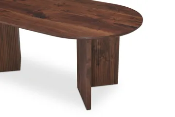 Edda Soffbord Oval 120 cm - Valnöt - Möbler - Vardagsrum - Soffbord & vardagsrumsbord - Soffbord