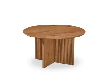 Edda Soffbord Rund 85 cm - Ek - Möbler - Vardagsrum - Soffbord & vardagsrumsbord - Soffbord