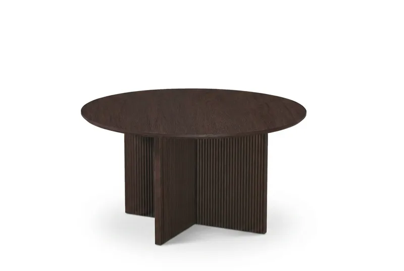 Edda Soffbord Rund 85 cm - Rökt ek - Möbler - Vardagsrum - Soffbord & vardagsrumsbord - Soffbord
