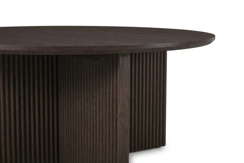 Edda Soffbord Rund 85 cm - Rökt ek - Möbler - Vardagsrum - Soffbord & vardagsrumsbord - Soffbord