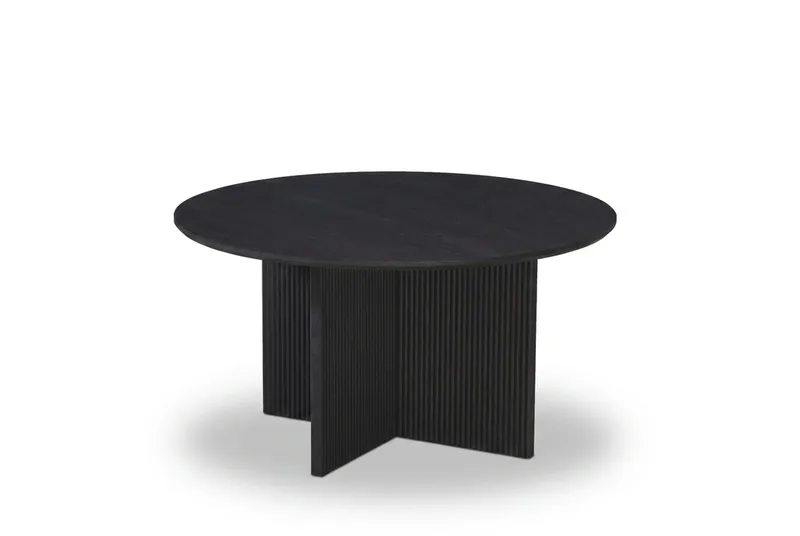 Edda Soffbord Rund 85 cm - Svart - Möbler - Vardagsrum - Soffbord & vardagsrumsbord - Soffbord