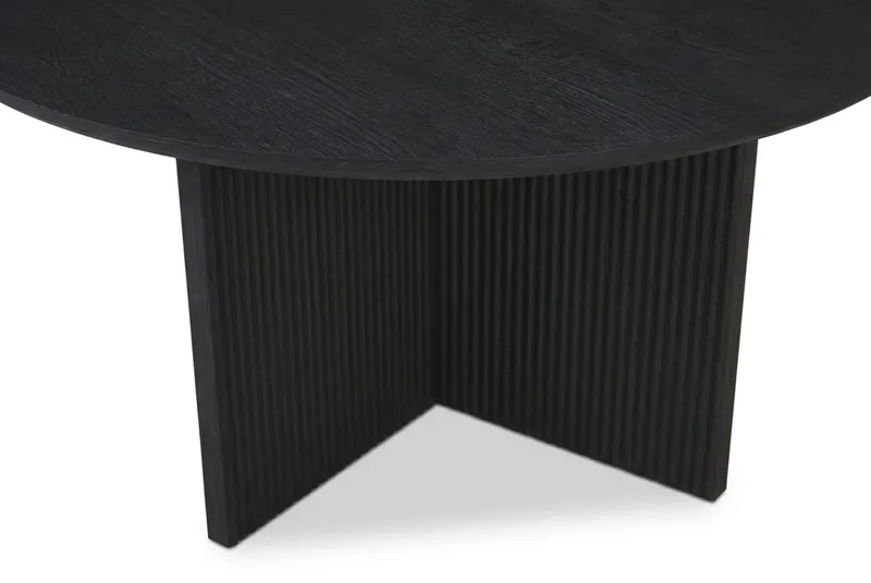 Edda Soffbord Rund 85 cm - Svart - Möbler - Vardagsrum - Soffbord & vardagsrumsbord - Soffbord