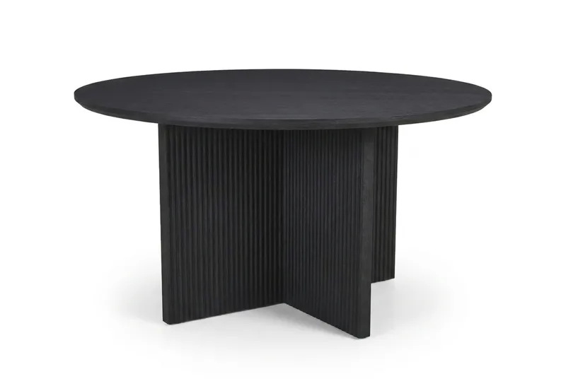 Edda Soffbord Rund 85 cm, Svart