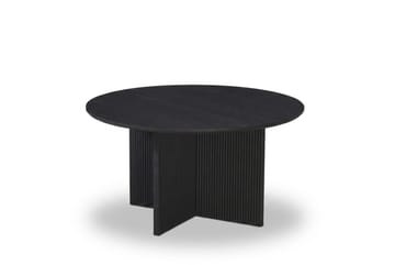 Edda Soffbord Rund 85 cm - Svartlaserad ek - Möbler - Vardagsrum - Soffbord & vardagsrumsbord - Soffbord