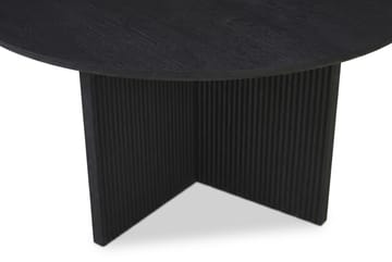 Edda Soffbord Rund 85 cm - Svartlaserad ek - Möbler - Vardagsrum - Soffbord & vardagsrumsbord - Soffbord