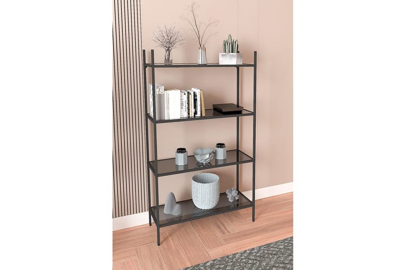 Edilberta Bokhylla 80 cm - Svart - Förvaring - Hyllor - Bokhylla